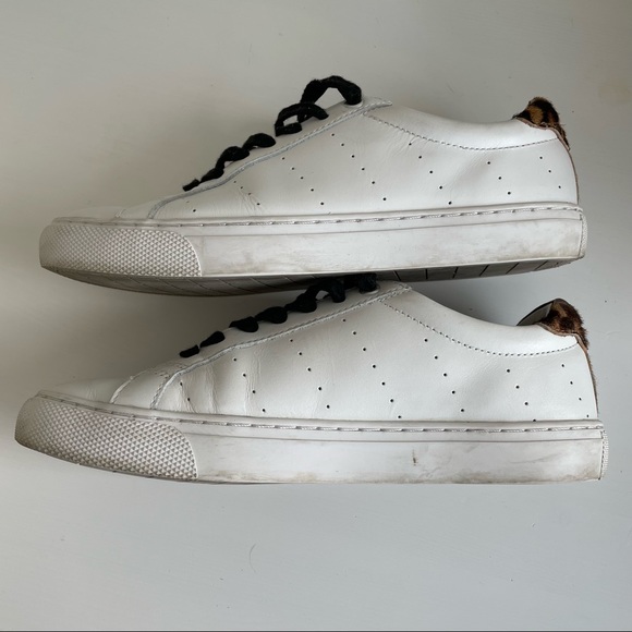 J. Crew Saturday sneakers with leopard calf hair detail - Picture 7 of 11